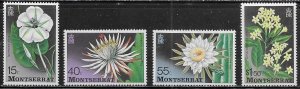 Montserrat MNH 366-9 Flowers 1977