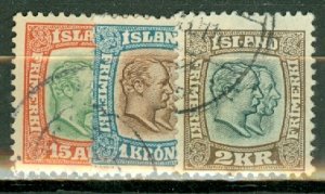 KM: Iceland 71-84 used CV $250; scan shows only a few