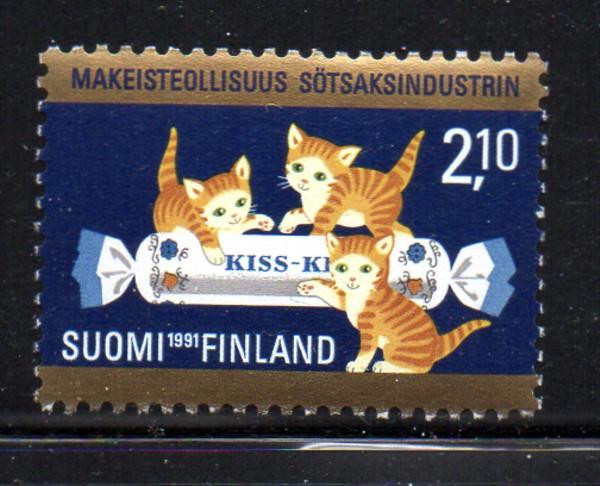 Finland Sc 870 1991 Candy Industry stamp mint NH