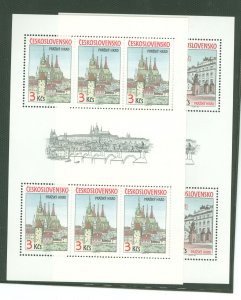 Czechoslovakia & Czech Republic #2579-2580 Mint (NH) Souvenir Sheet