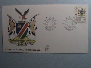 ​NAMIBIA-FDC 1995 SC# 778  5TH ANNIVERSARY OF INDEPENDENCE  :MNH-VERY FINE