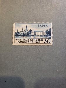 Stamps Baden Scott #5n41a nh