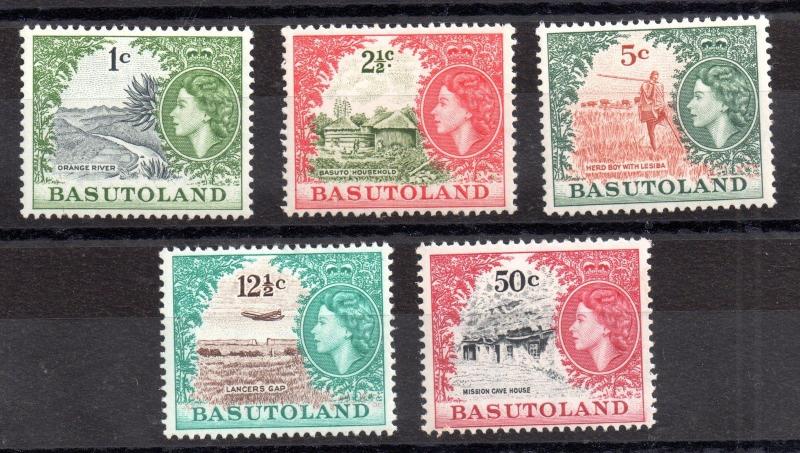 Basutoland QEII 1964 Definitives LHM SG84-92 WS3496