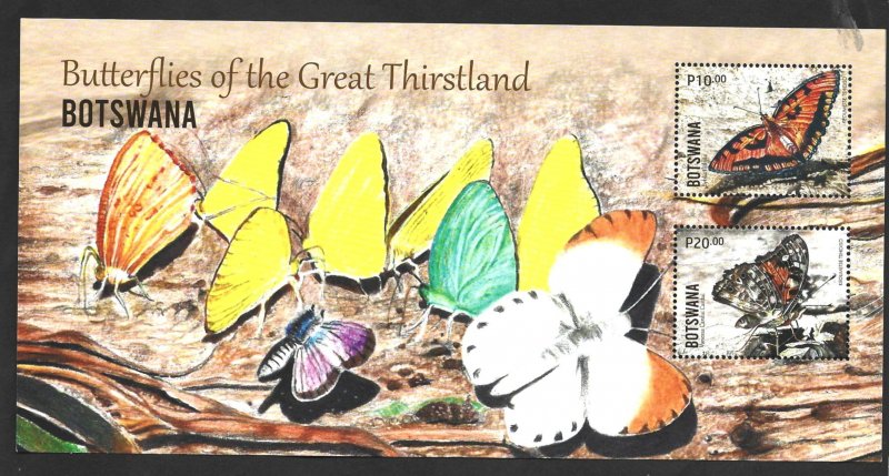 BOTSWANA  Butterflies S/S
