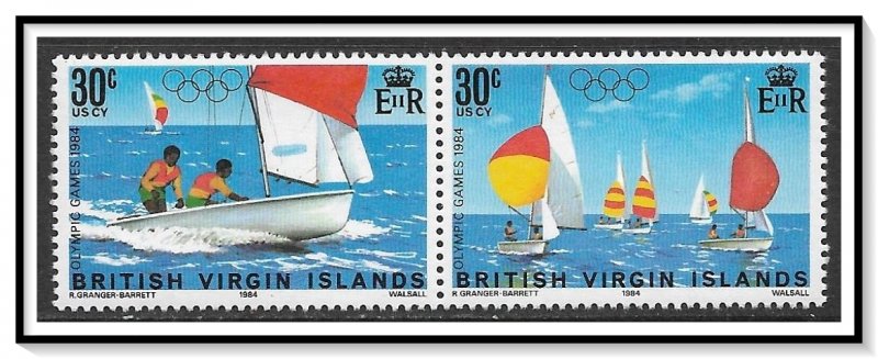 Virgin Islands #476a Olympics Pair MNH