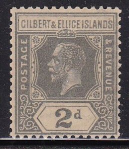 Album Treasures Gilbert & Ellice Islands Scott # 30 2p George V Mint Fresh LH-
