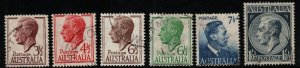 AUSTRALIA SG247/52 1951-2 DEFINIATIVE SET USED