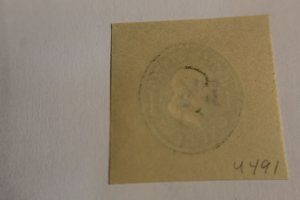 US U491a  CUT SQUARE UNUSED