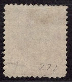 US Stamp #256 6c Dull Brown Garfield USED SCV $27.50