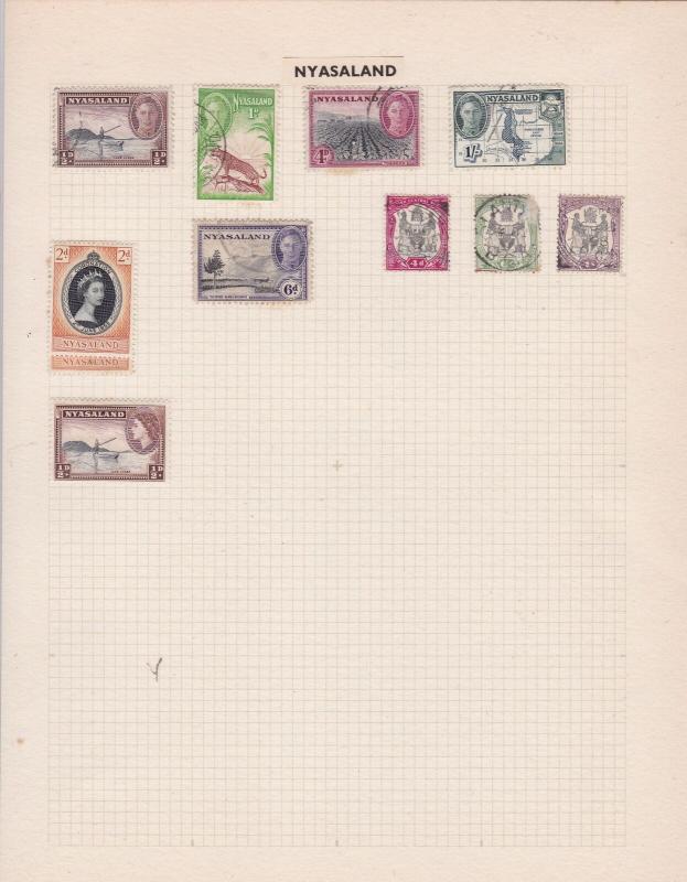 nyasaland stamps ref r8673