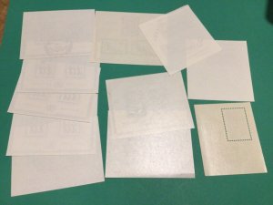 United Nations 10 stamp sheets A20286
