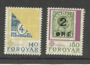 Faroe Islands 43-4 MNH