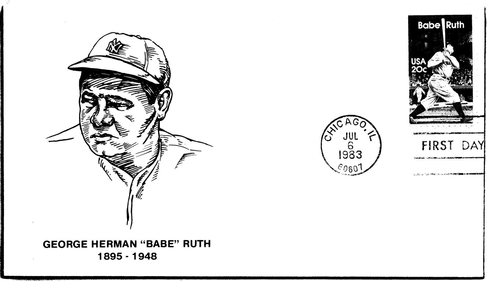 Item Detail - George Herman Babe Ruth 1948 Funeral Invitation