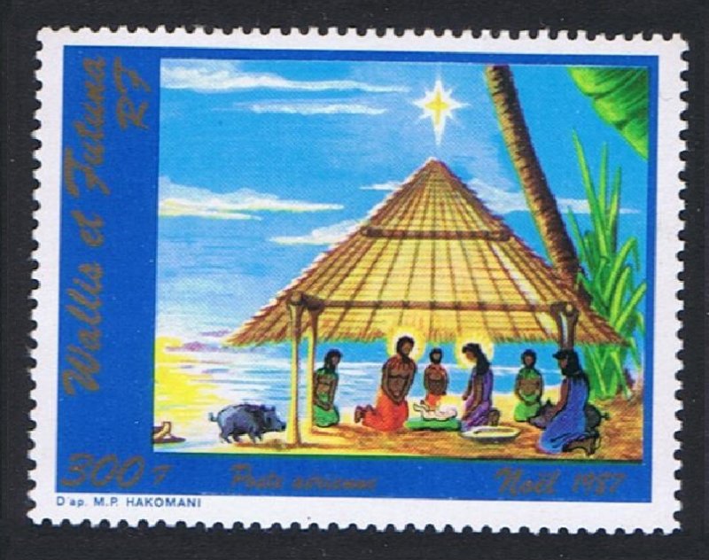 Wallis and Futuna Christmas Nativity Scene 1987 MNH SC#C156 SG#527