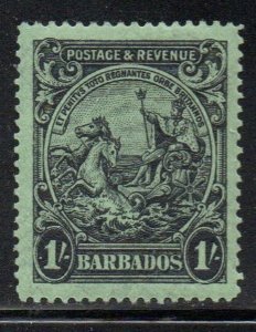 Barbados Sc 175 1925 1/ black seal of colony stamp mint