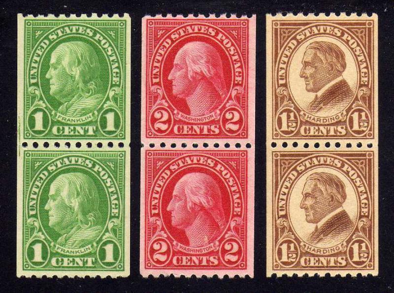 MALACK 604 - 606 F/VF OG NH, Nice Set of Pairs! (Sto..MORE.. w2856