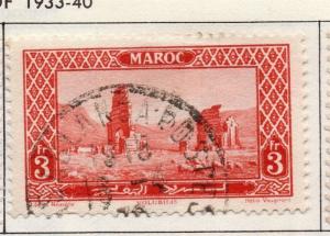 French Morocco 1933-40 Early Issue Fine Used 3F. 138181