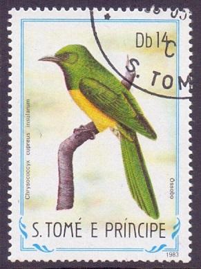 St. Thomas and Prince  1983  used  738  birds  14d.     #