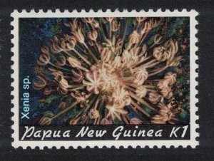 Papua NG 1k - 'Xenia sp' photosynthetic soft marine coral 1982 MNH SG#450