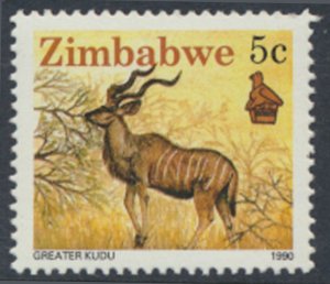 Zimbabwe SC# 618   MNH Kudu 1990 see details & scans