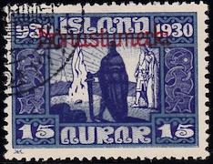 Iceland #O57, used, CV $47.50