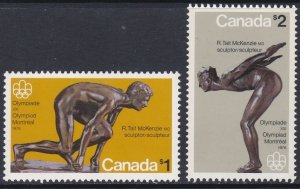 656-57 Olympic Sculptures MNH