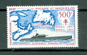 ST.PIERRE & MIQUELON  MAP #C25...MINT VERY LIGHT H...$130.00