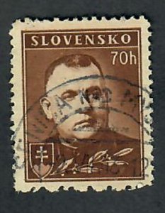 Slovakia #43A used single