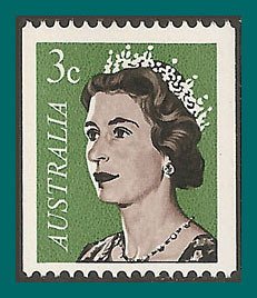 Australia 1966 Queen Elizabeth II, 3c coil, MNH #418,SG404