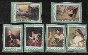 Cuba 1872-1877 Paintings set MNH