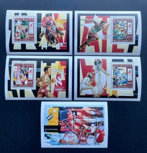 Stamps Deluxes Blocks + S/S Olympic Games Atlanta 96 Niger Perf. -