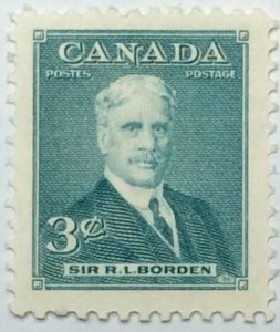 CANADA 1951 #303 Prime Ministers (Sir Robert Borden) - MNH