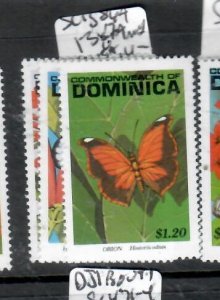 DOMINICA BUTTERFLY  SC1386A,  1387A, 1389A     MNH   P0421H