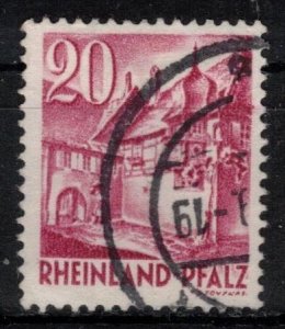 Germany - French Occupation - Rhine Palatinate - Scott 6N35