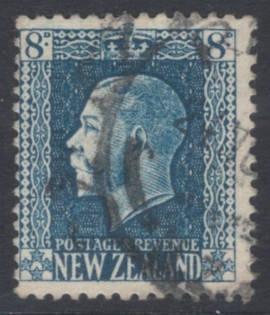 New Zealand 1921 King George V 8p Scott # 156 Used