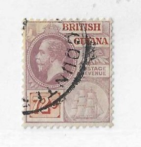 British Guiana Sc #187  72c used VF