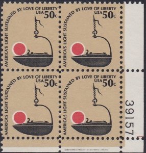 1608 Iron Lamp Plate Block MNH