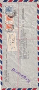 1948, Hong Kong to Seattle, WA, Registered, Airmail, See Remark (40974)