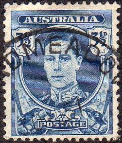 Australia 195 - Used - 3 1/2p King George VI (1942) (cv $0.70) (1)