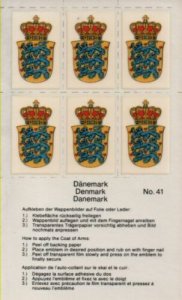 Stamp Album Country Coat of Arms - Choice of countries sheet of 6 per country