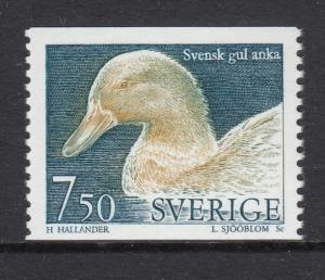 Sweden 1995 MNH Scott #2060A 7.50k Yellow duck