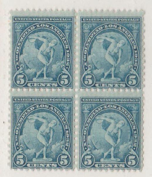 U.S. Scott #719 Olympic Stamp - Mint NH Block of 4