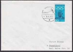 GERMANY 1972 Olympic Games cover special pmK VOLLEYBALL....................A2969