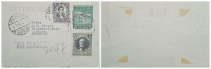 O) 1936 CHILE, VIA CONDOR, FRANKFURT - MAIN - ZEPPELIN, MANUEL RENGIFO, ANIBAL P