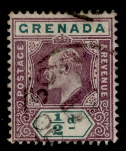 GRENADA SG57, ½d dull purple and green, FINE USED.