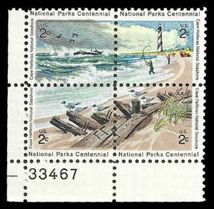 PCBstamps   US #1448/1451 PB 8c(4x2c)Cape Hatteras, MNH, (PB-3a)