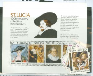 St. Lucia #427-37a  Single (Complete Set)