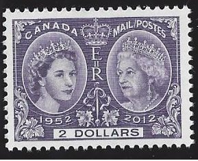 Canada #2540 MNH single, Queen Elizabeth II diamond jubilee, issued 2012