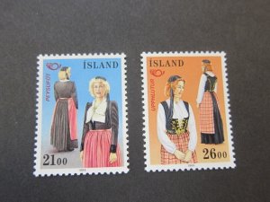 Iceland 1989 Sc 673-74 set MNH