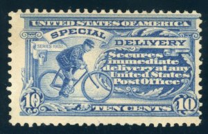 US Stamp #E6 Special Delivery 10c - PSE Cert Damaged transfer under N CENTS